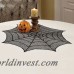 1 unids Encaje negro araña web Halloween mantel rectángulo decoración de Halloween ali-15889678